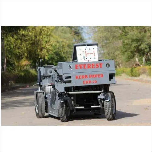 EKP70 Kerb Concrete Paver Machine - Steel Build, Laying Capacity 600x500mm Max, 100m/hr Speed | Automatic PLC Control, Industrial Use, Computerized Steering
