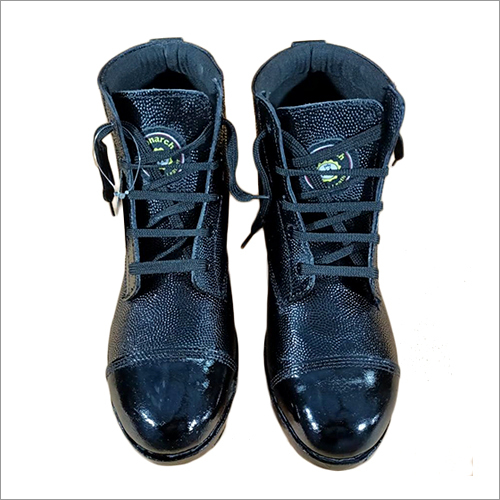 Drill Army Boot - Leather Upper, Rubber Outsole | Waterproof, Anti-slip, Breathable, Odorless, Tear-resistant, Adjustable Lace-up Closure, Available In Brown And Black, Suitable For All Seasons