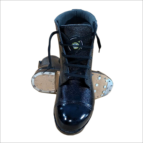 Drill Army Boot - Leather Upper, Rubber Outsole | Waterproof, Anti-slip, Breathable, Odorless, Tear-resistant, Adjustable Lace-up Closure, Available In Brown And Black, Suitable For All Seasons