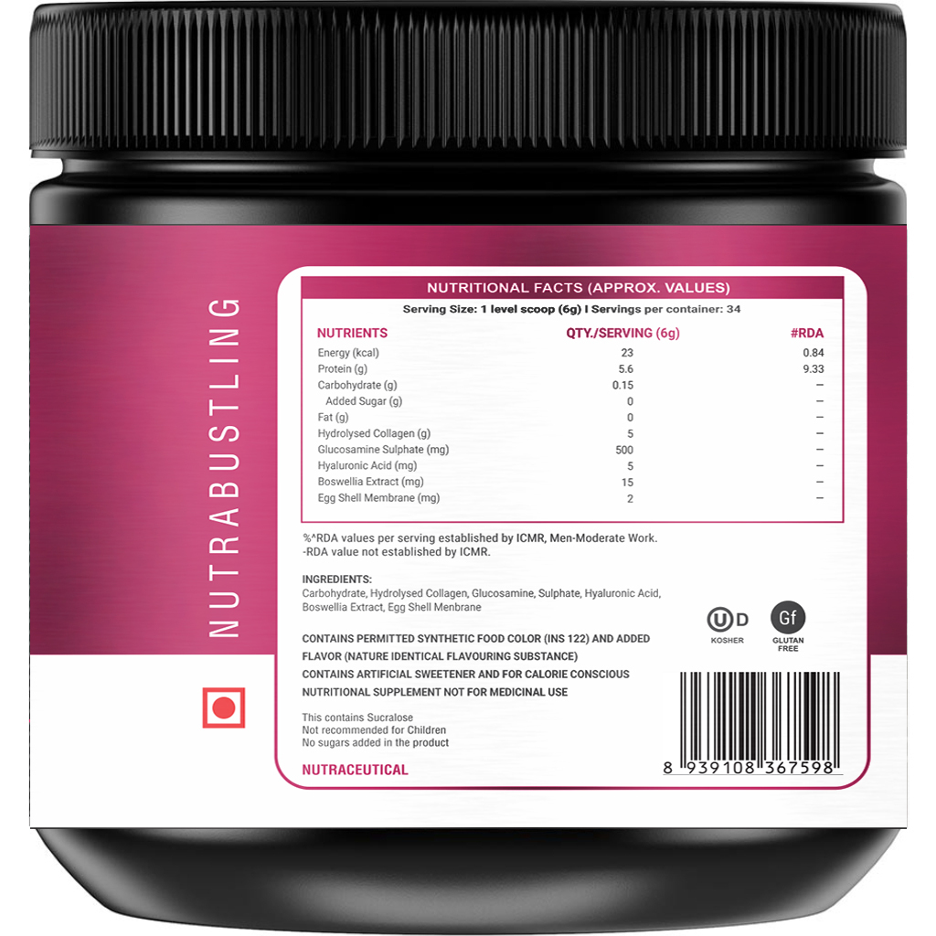 Nutrabustling Nutrab Marine Collagen Spark Age Group: Adults