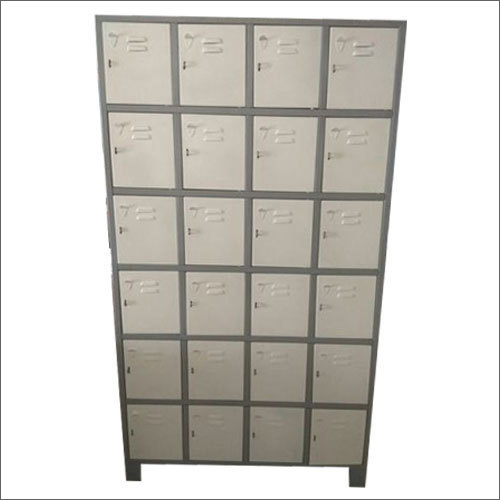 Grey Mild Steel Rectangular Mobile Locker