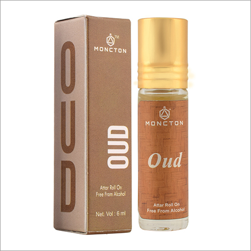 6ml Oud Attar Roll On - Alcohol-free Formula, Long-lasting Fresh Fragrance For Daily Use And Personal Care
