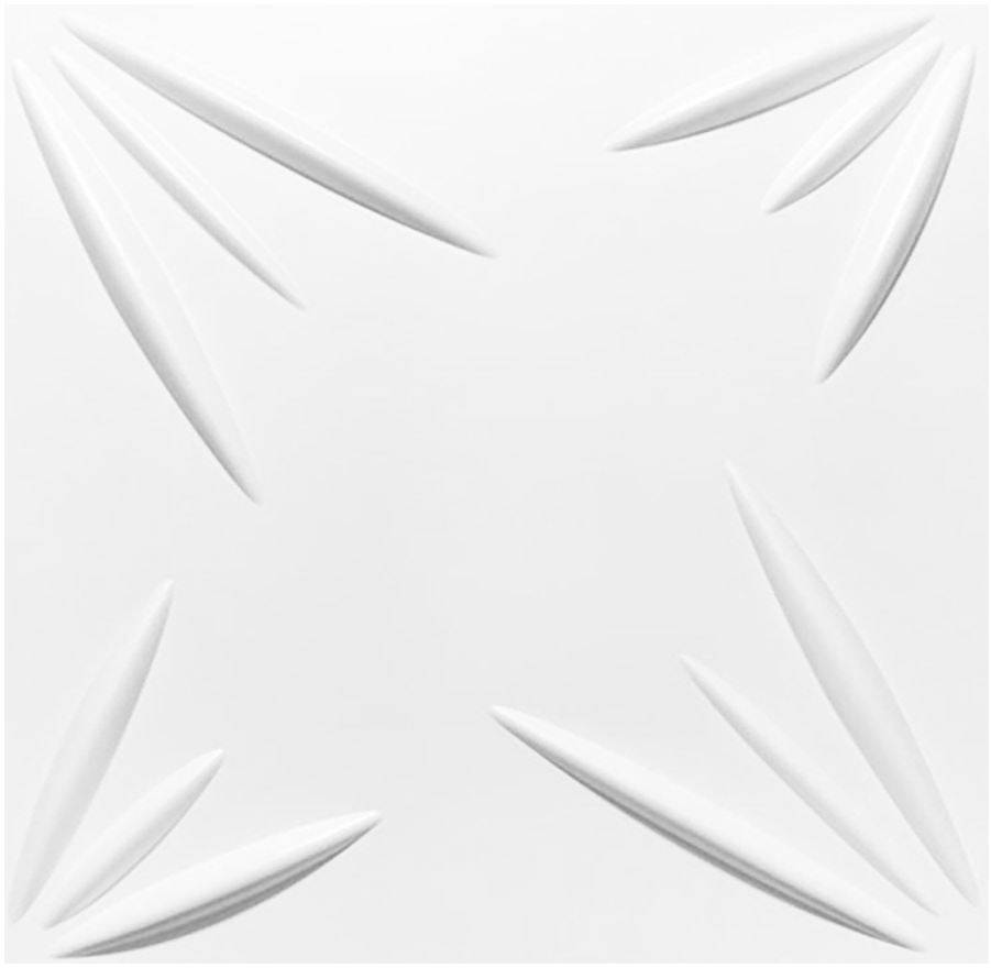 3d Wall Panel (Tri Line) Size: 500mm X500mm