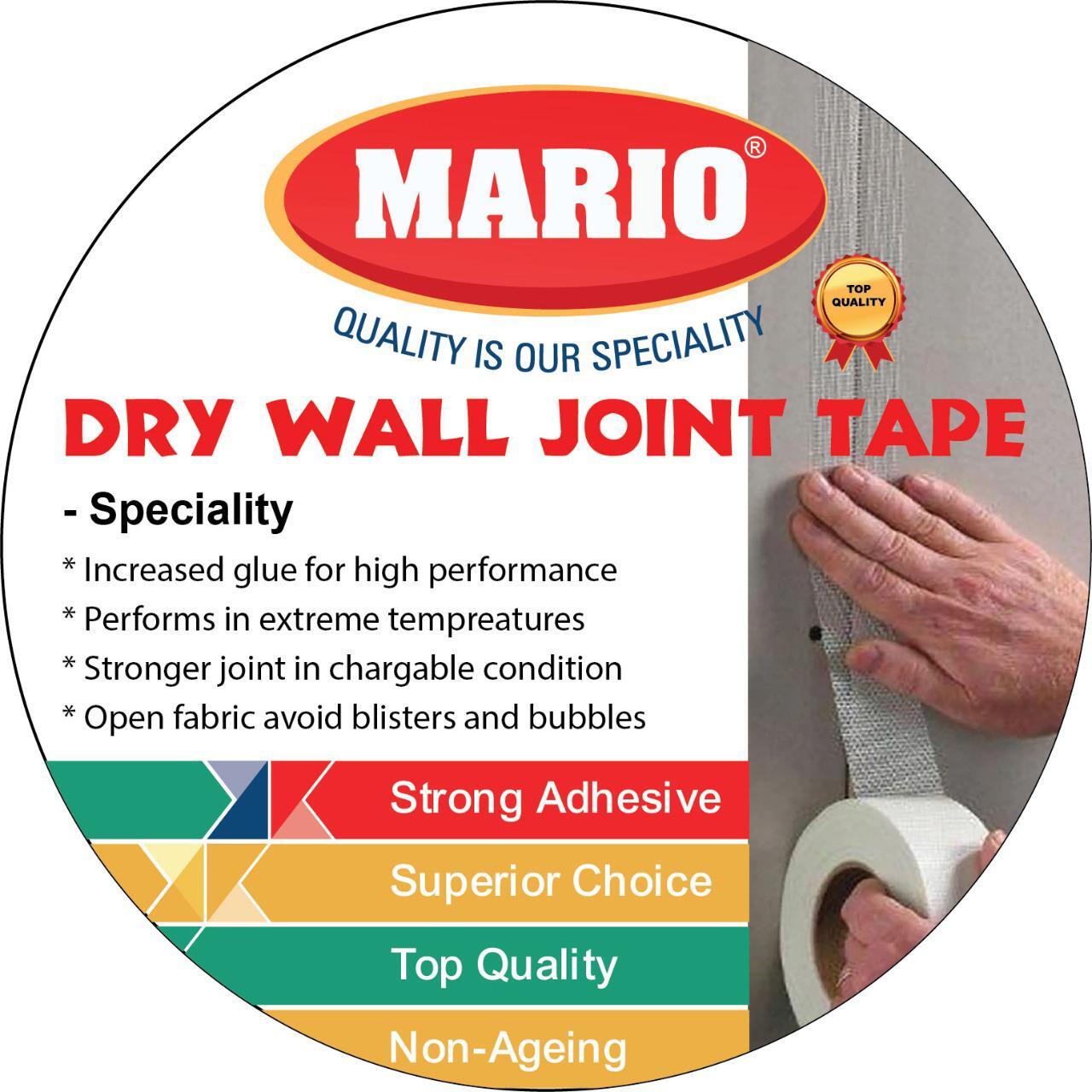 Mario Dry Wall Joint Tape - Color: All