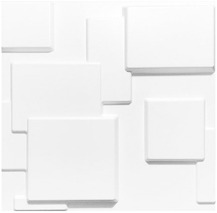 3d Wall Panel (Square) Size: 500mm X500mm