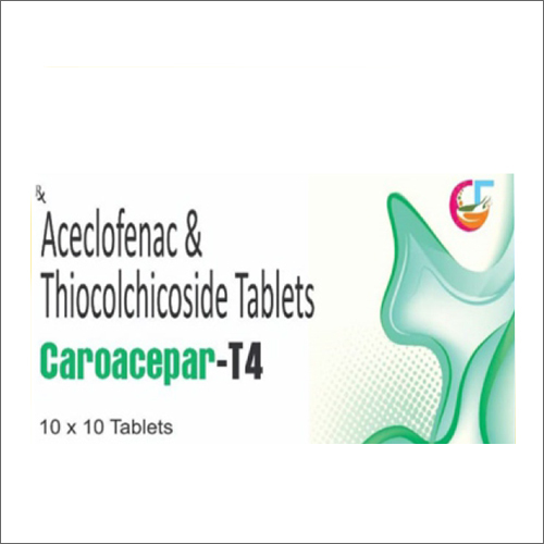 Aceclofenac and Thiocolchicoside Tablets - Pain Relief for Muscle Spasms | Safe, Room Temperature Storage, General Medicine Formulation