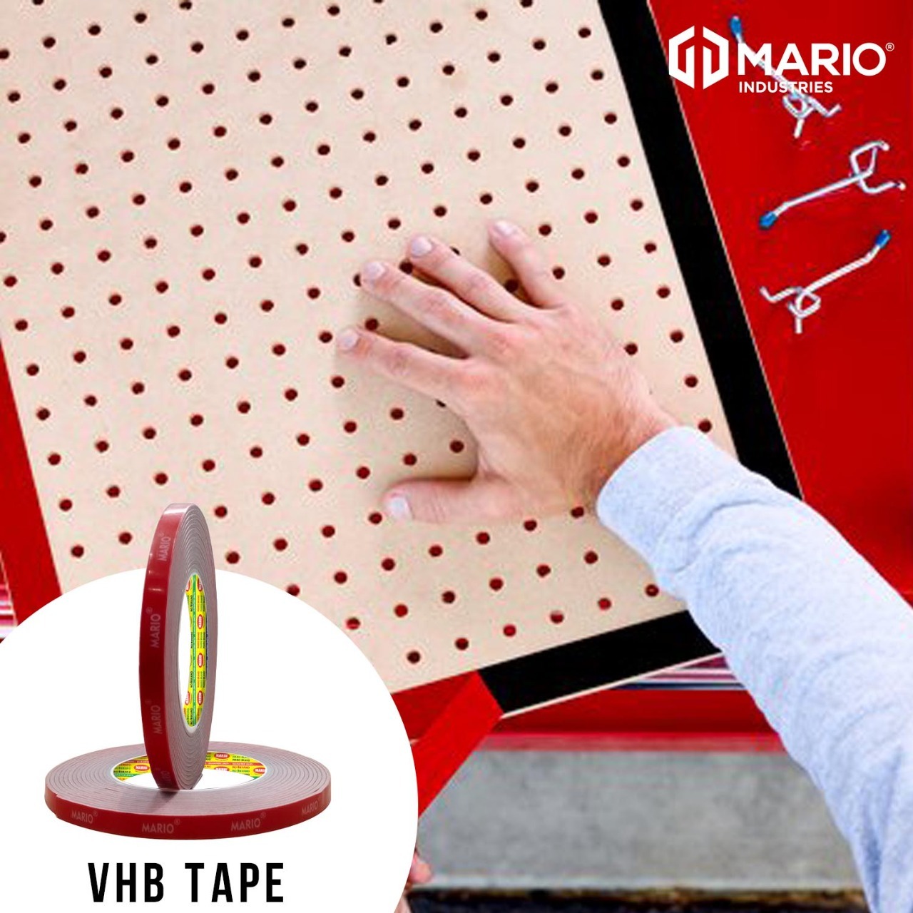 Mario Transparent Vhb Tape - Length: 8 Meter (M)
