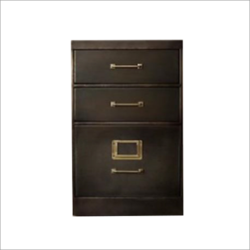 Black 3 Drawer Filing Cabinet