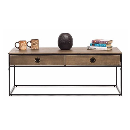 Brown Coffee Table With Drawers