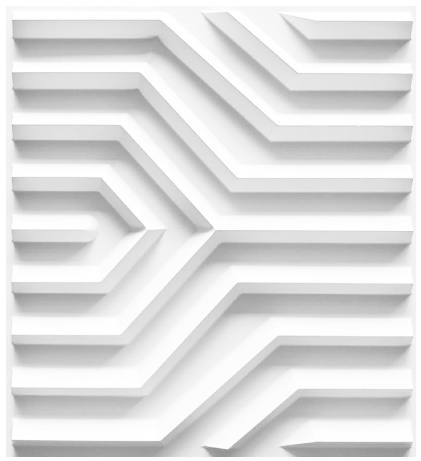 3d Wall Panel (Labyrinth) Size: 500mm X500mm