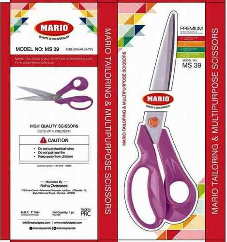 Triple Edge Ms 39 Mario Tailoring And Multipurpose Scissors