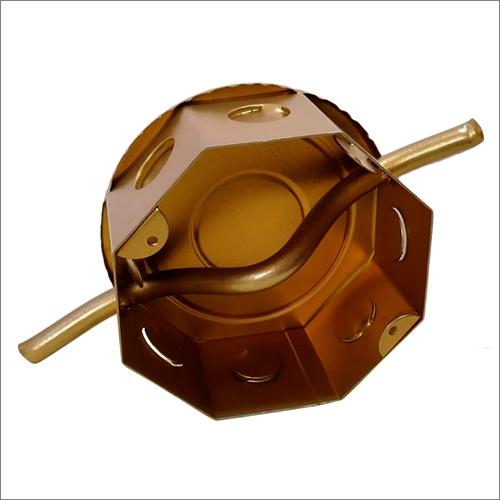 Mild Steel Octagonal Fan Box - Stainless Steel, Ip66 Protection Level, Painted Surface Treatment | Durable And Long-lasting Electrical Installation Solution