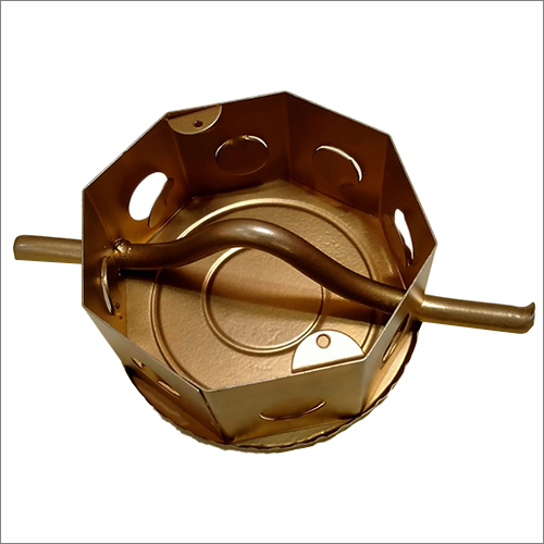 Mild Steel Octagonal Fan Box - Stainless Steel, Ip66 Protection Level, Painted Surface Treatment | Durable And Long-lasting Electrical Installation Solution