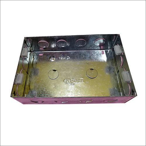 Stainless Steel Silver Gi Switch Box