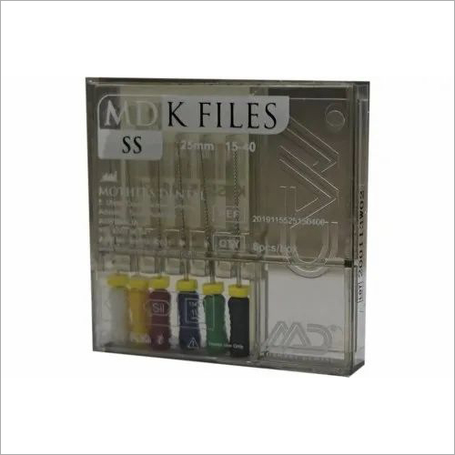 Stainless Steel MDK Files - Dental Surgical Instruments | New Condition, Durable Stainless Steel Material, Precise Instrumentation