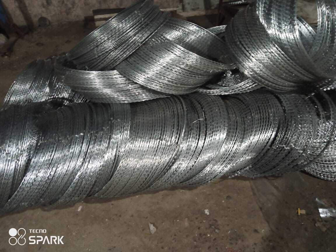 Silver Concertina Wire By Shiva Enterprises