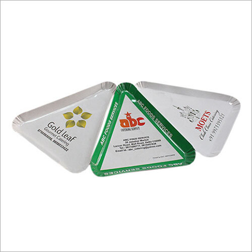 White Triangle Paper Tray