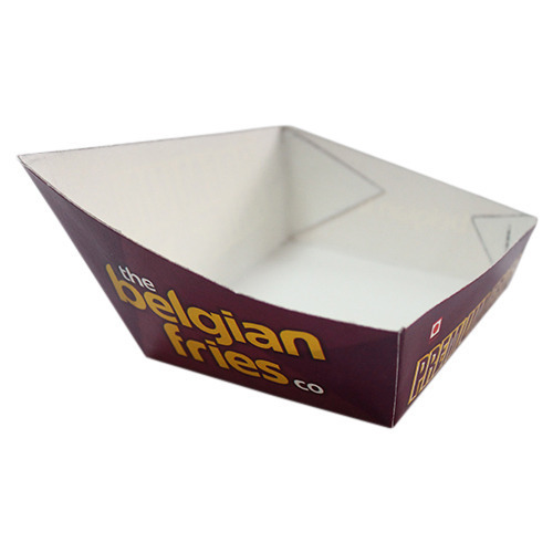 Maroon Food Paper Tray