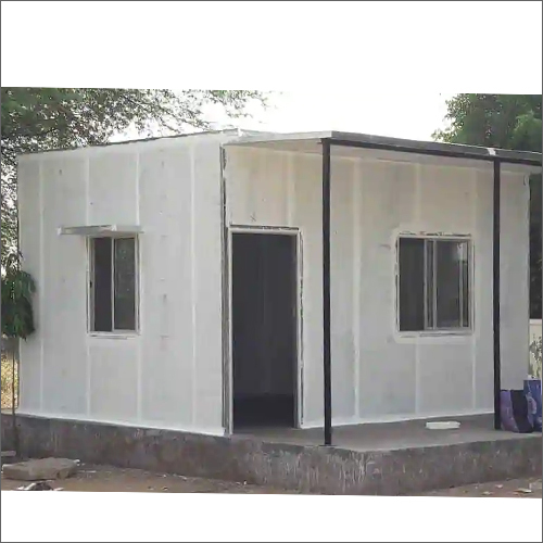 High Build Quality Prefabricated House - Container Material, Wooden Roof, Pvc Sliding Windows | Durable Design With Efficient Space Utilization