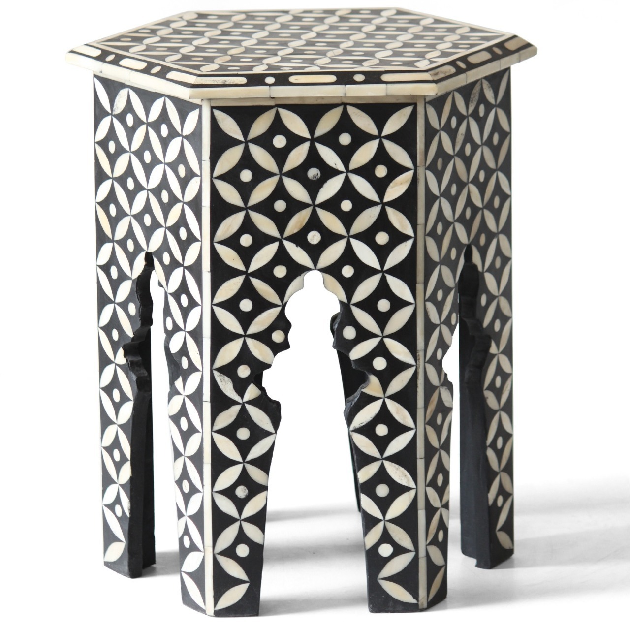 Bone Inlay Furniture - Elegant Design Intricate Patterns | Sophisticated Home Accent