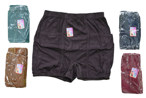 Mens Dark Brown Underwear - Elastic Cotton Blend, Perfect for All Seasons: Rainy, Spring, Summer, Winter | Plain Design for Everyday Comfort