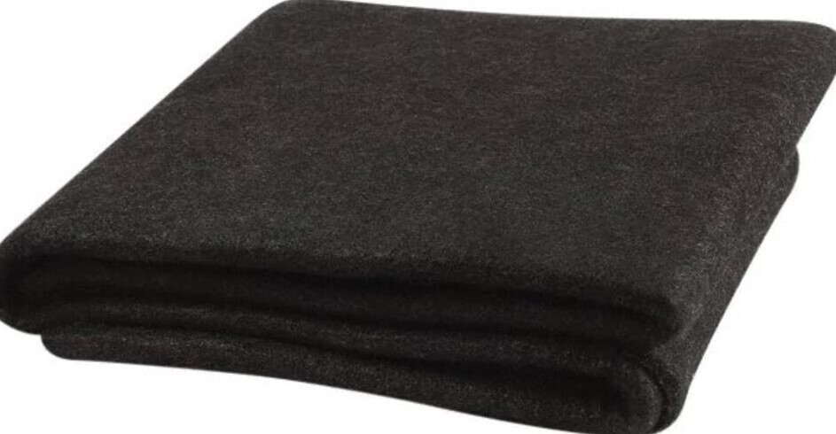 Carbon Fiber Fire Welding Blanket - Black | Commercial Use, Flame And Spark Protection