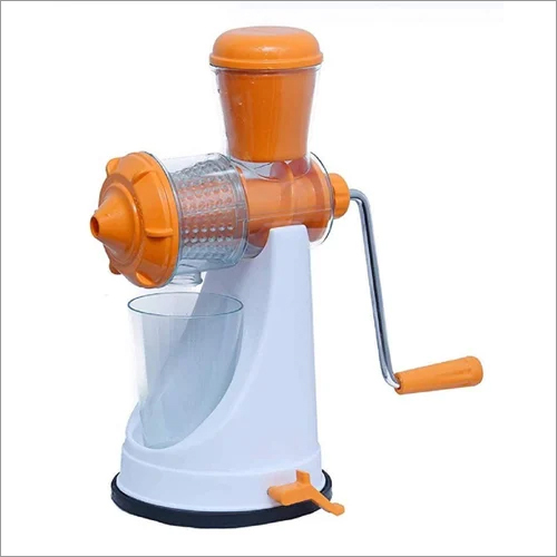 White Manual Plastic Fruit Juicer