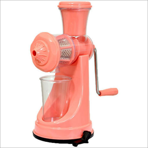 Pink Manual Fruit Juicer