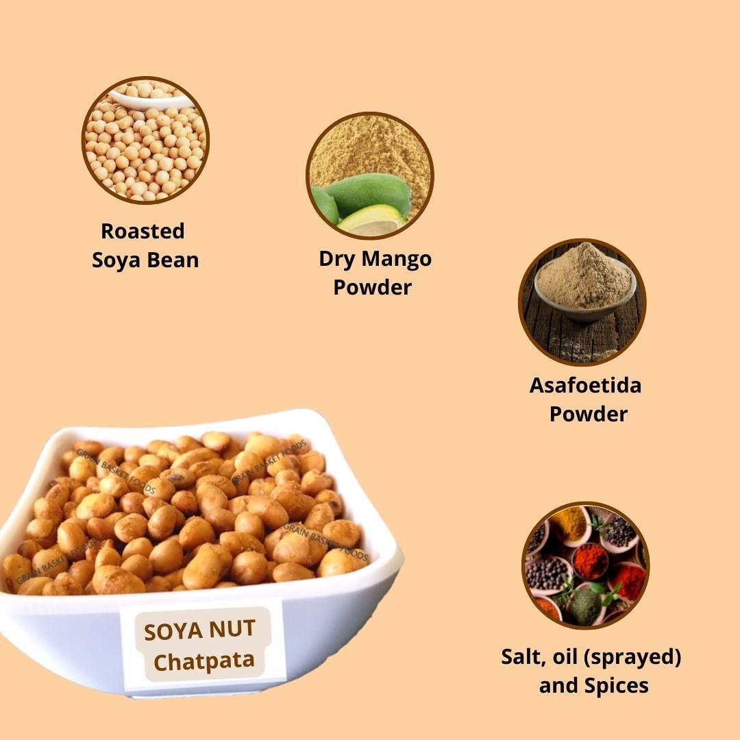 It Gives Hot-sour-sweet Mixed Taste And Serves As Perfect Munch All Time Of The Day Soya Nut Chatpata