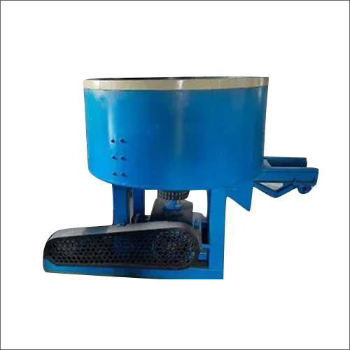 Pan Concrete Mixer Machine - Ms Steel, 250 Kg Mixing Capacity, Blue Color - Semi-automatic, Hydraulic Pressure With Rugged Design