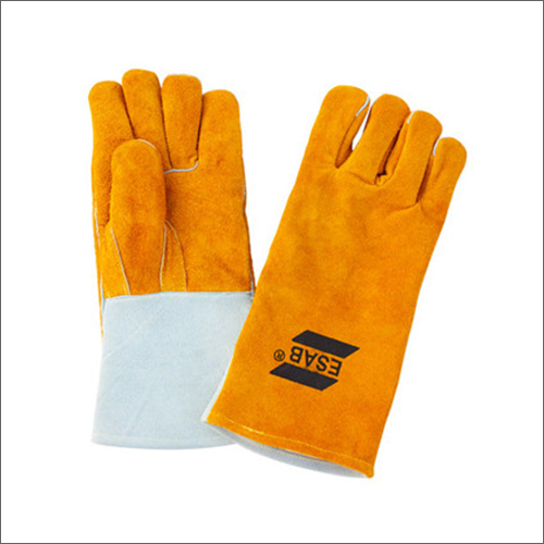 Dura Hand Gloves - Cotton Material, Yellow Color | Unisex Safety Function