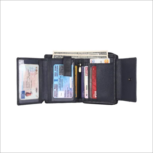 Lw-5003-gry Ladies Leather Wallet