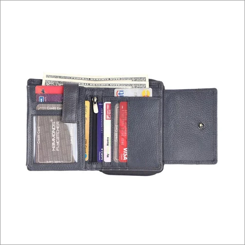Lw-5003-gry Ladies Leather Wallet