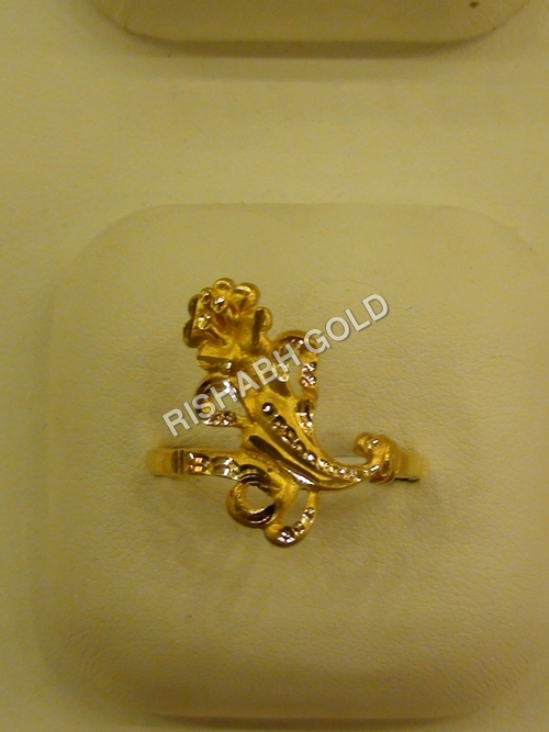 Ladies Ring - Gold, Size Customized, 5g Weight | Ideal for Weddings, Engagements, Parties, Anniversaries, and Gifts