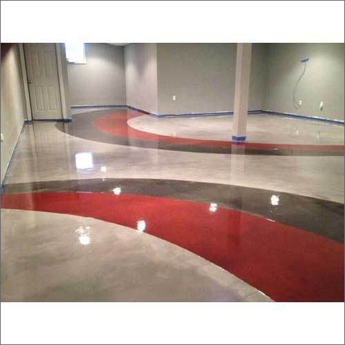Industrial Epoxy Flooring - Epoxy Material, Compressive Strength 85 N/mmâ², 2-4 Mm Thickness | High Abrasion & Chemical Resistance, Slip Resistant Finish