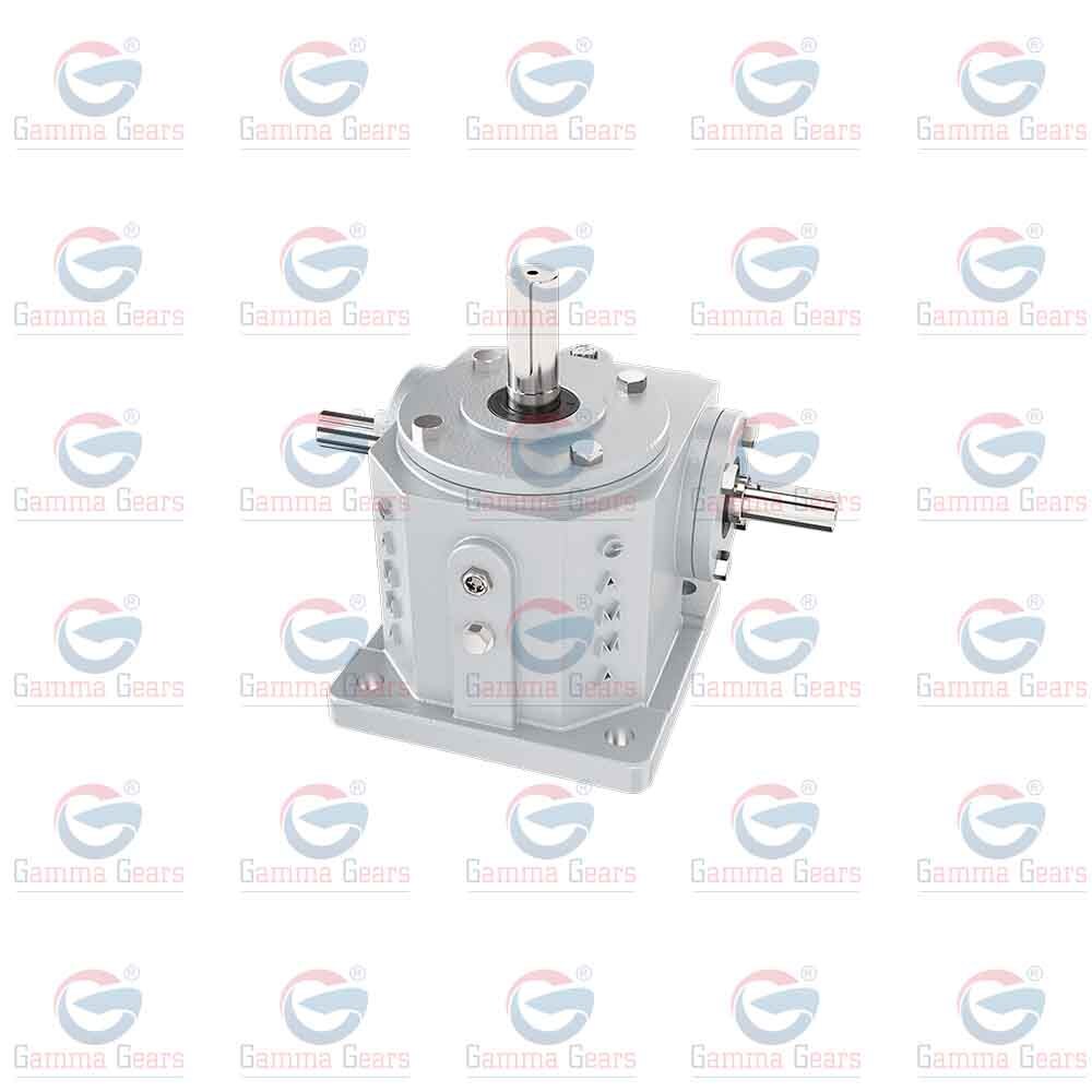 Silver 8kw Vertical Foot Mounted Worm Reduction Gearbox