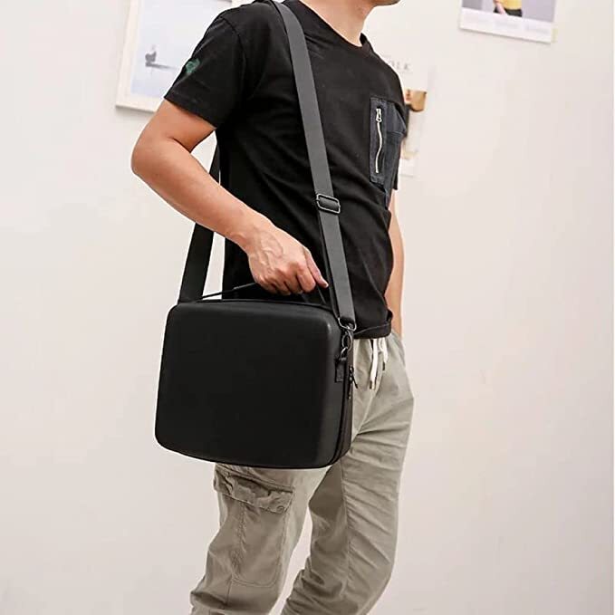 Carry Case Bag For With Dji Mavic Mini Protective Pu Soft Case (Black Foam)