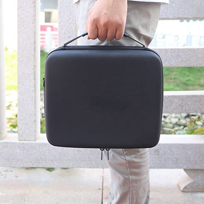Carry Case Bag For With Dji Mavic Mini Protective Pu Soft Case (Black Foam)