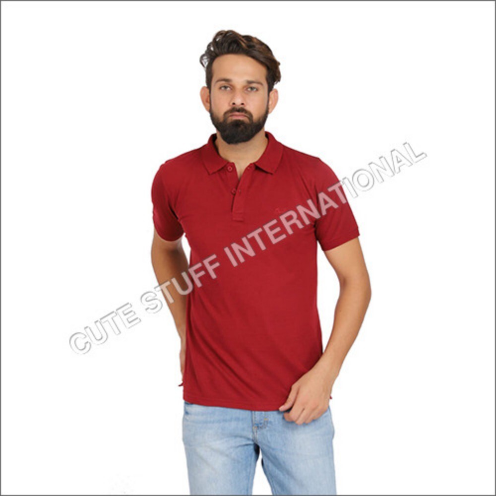 Mens Polo Collar T-Shirt - Age Group: Adult