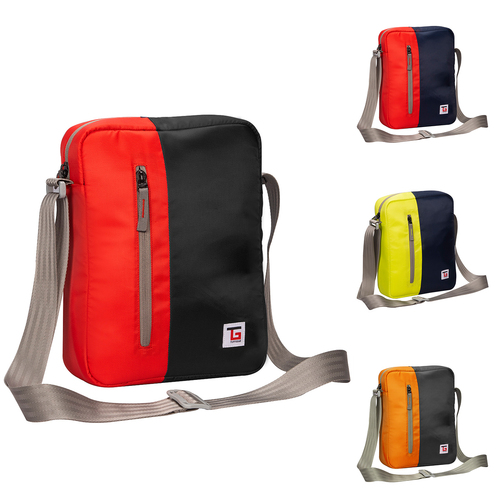 नेवी+रेड/नेवी+पी. ग्रीन/ग्रे+ऑरेंज/बीके+रेड स्टाइलिश क्रॉसबॉडी स्लिंग बैग पुरुषों के लिए 11 इंच