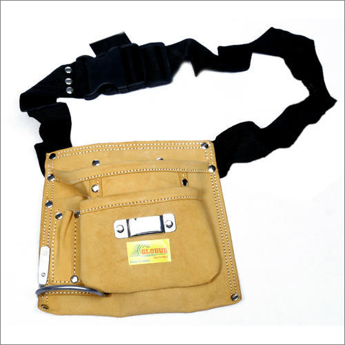 स्टेनलेस स्टील 5 पॉकेट स्प्लिट लेदर कारपेंटर एप्रन