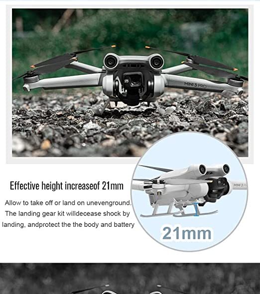 Height Extender For Dji Mini 3 Pro - Color: White
