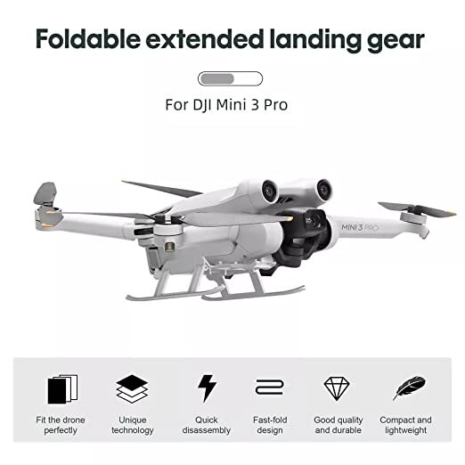 Height Extender For Dji Mini 3 Pro - Color: White
