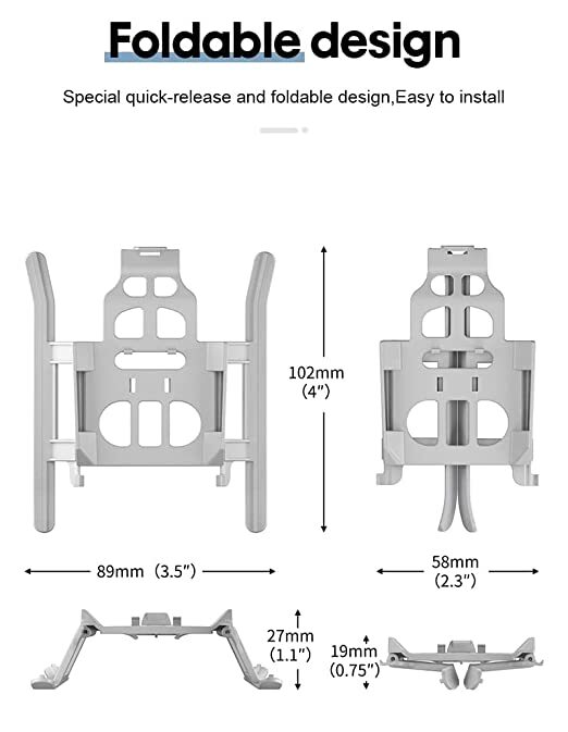 Height Extender For Dji Mini 3 Pro - Color: White