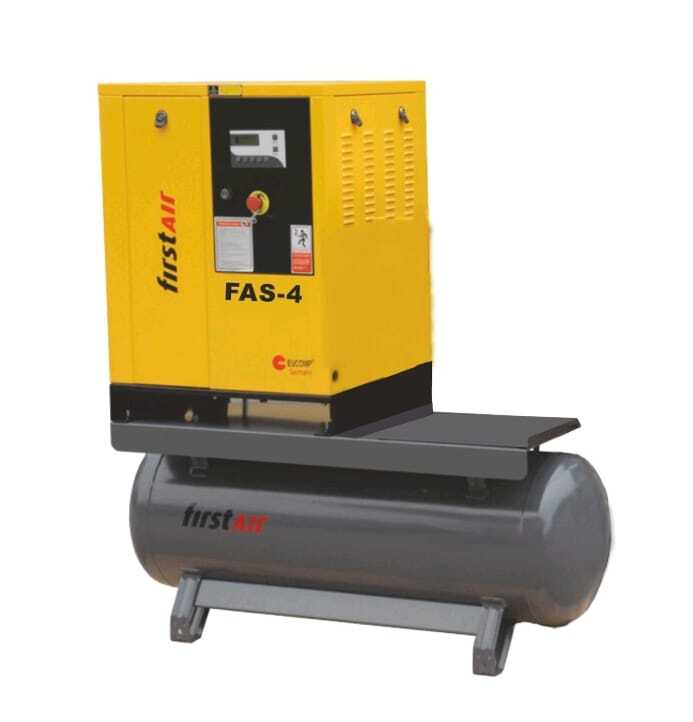 Company Tank Mounted Screw Air Compressor