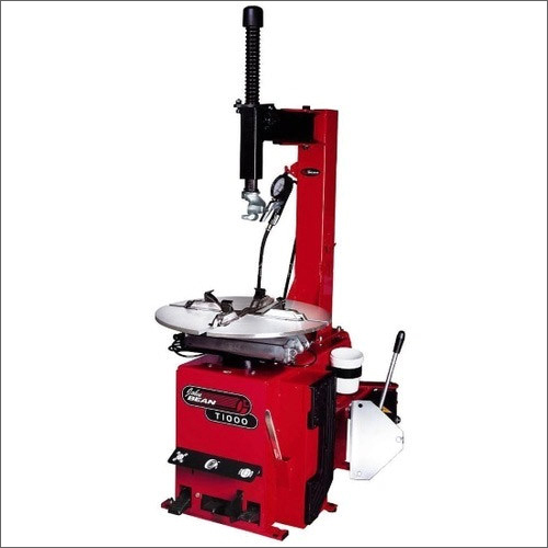 230 V Tyre Changer - 1040 x 1040 x 1690 mm , Red Finish, 187 kg Weight, High Performance and Effectiveness