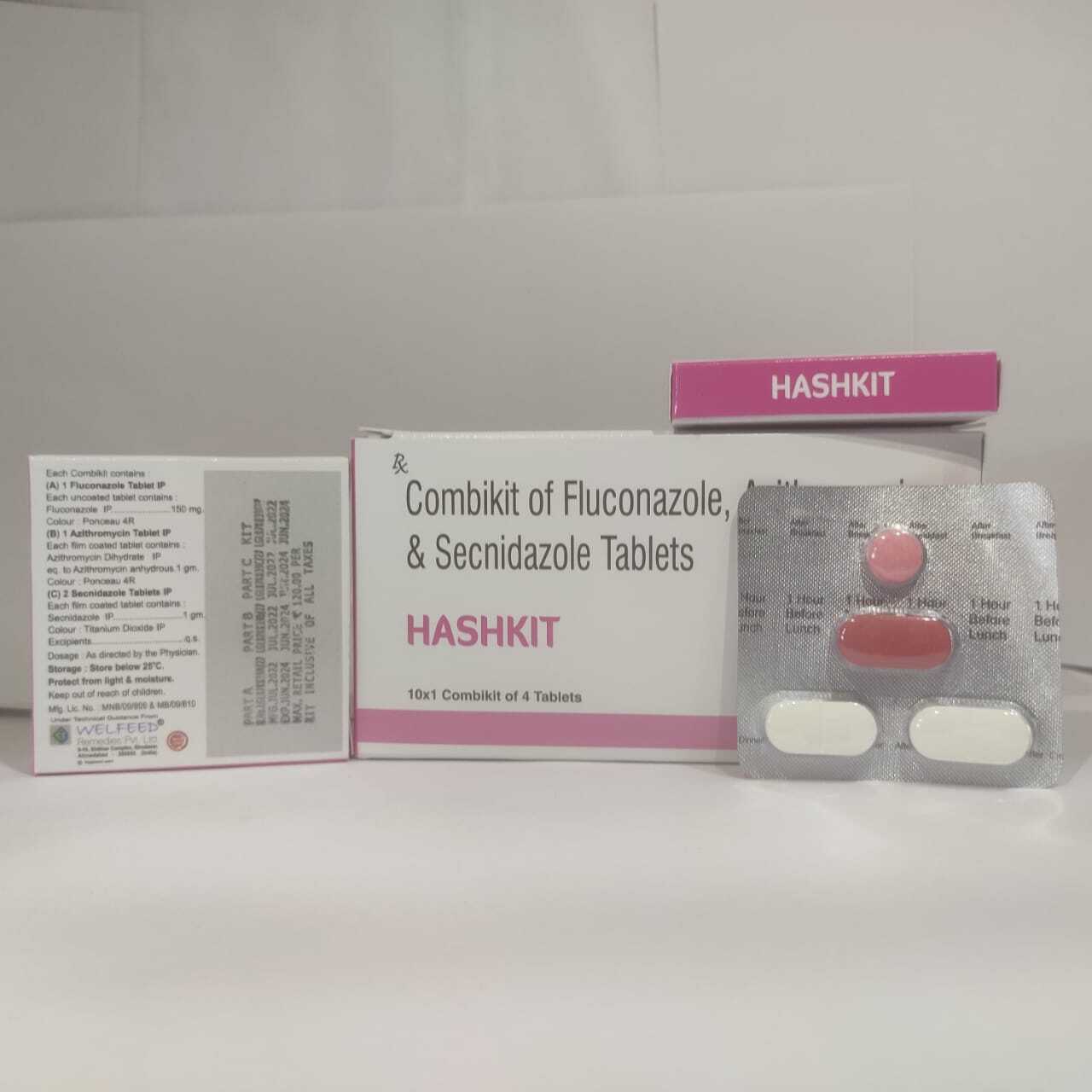 Welfeed's Hashkit - 200 Well-polished Tiny Tablets | Effective Against Vaginal Infections, Fungal Infections, And General Medicines
