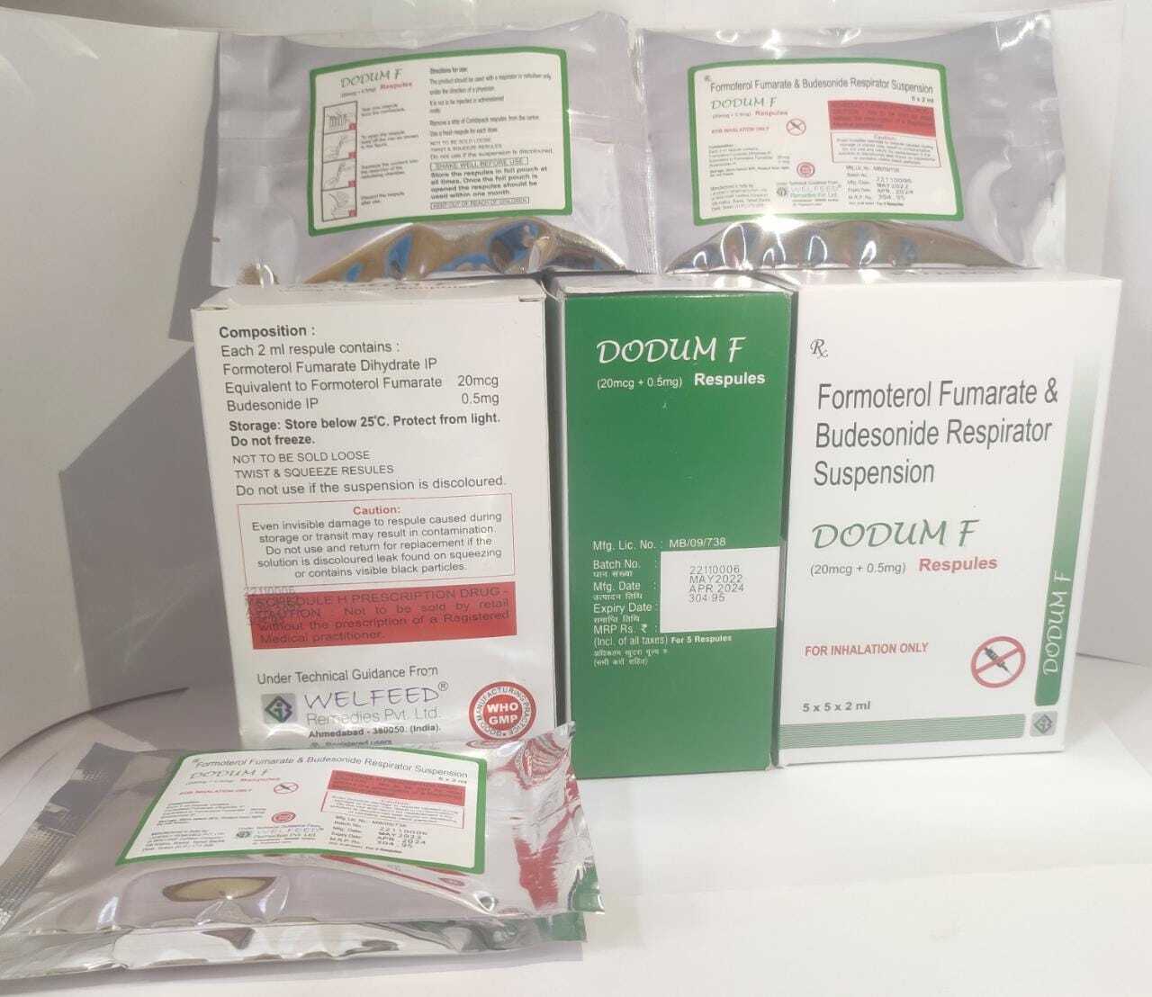 Budesonide Formoterol - Long Acting 12-hour Relief | Who-gmp Certified, Ideal For Copd Management, 200 Units