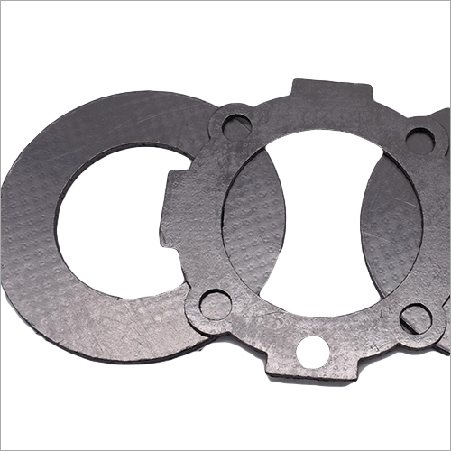Grafoil Metallic Gasket - Flexible Graphite, Round Shape, Grey Color | Corrosion Resistance, Heat & Fire Protection, Industrial Use