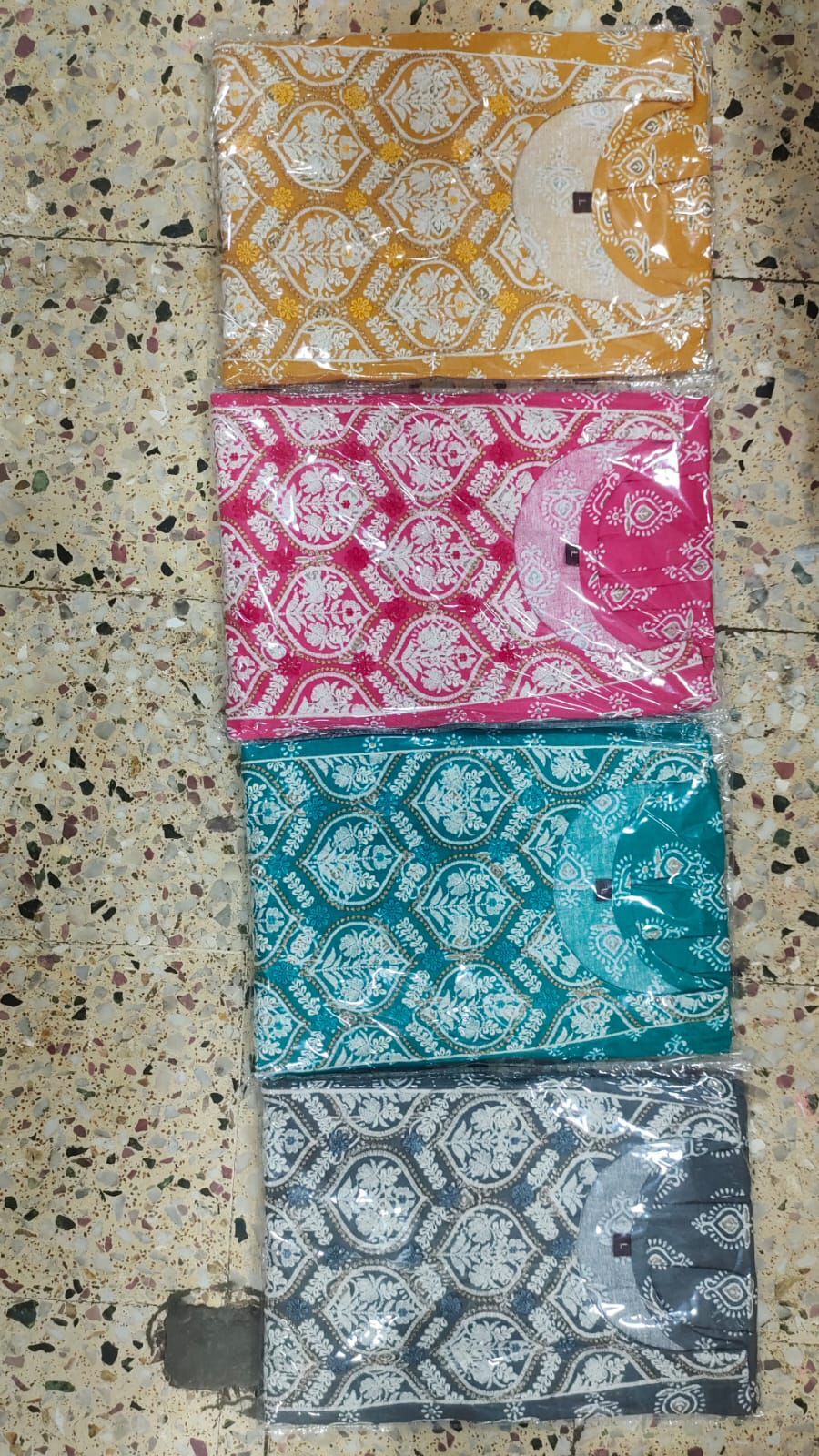Broidery Work Kurti - Cotton Nyra Kurtis, Size Xl Xxl | 3-4th Sleeve Style, Casual & Daily Wear, Printed Pattern, Ladies' Wear